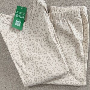 NWT Baby Gap Kids Cream Leopard Print Set